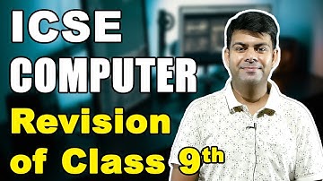 Revision of Class 9 Syllabus | Important Topics in Java | Computer Class 10th ICSE