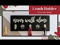 Dog Leash Holder with 3D printed letters #shorts
