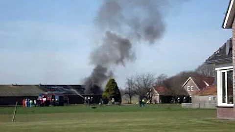 Uitslaande Stalbrand te Vortum Mullem