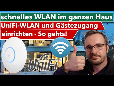 UniFi WLAN inkl Gästezugang einstellen | Accesspoints einbinden | auf UniFi Controller