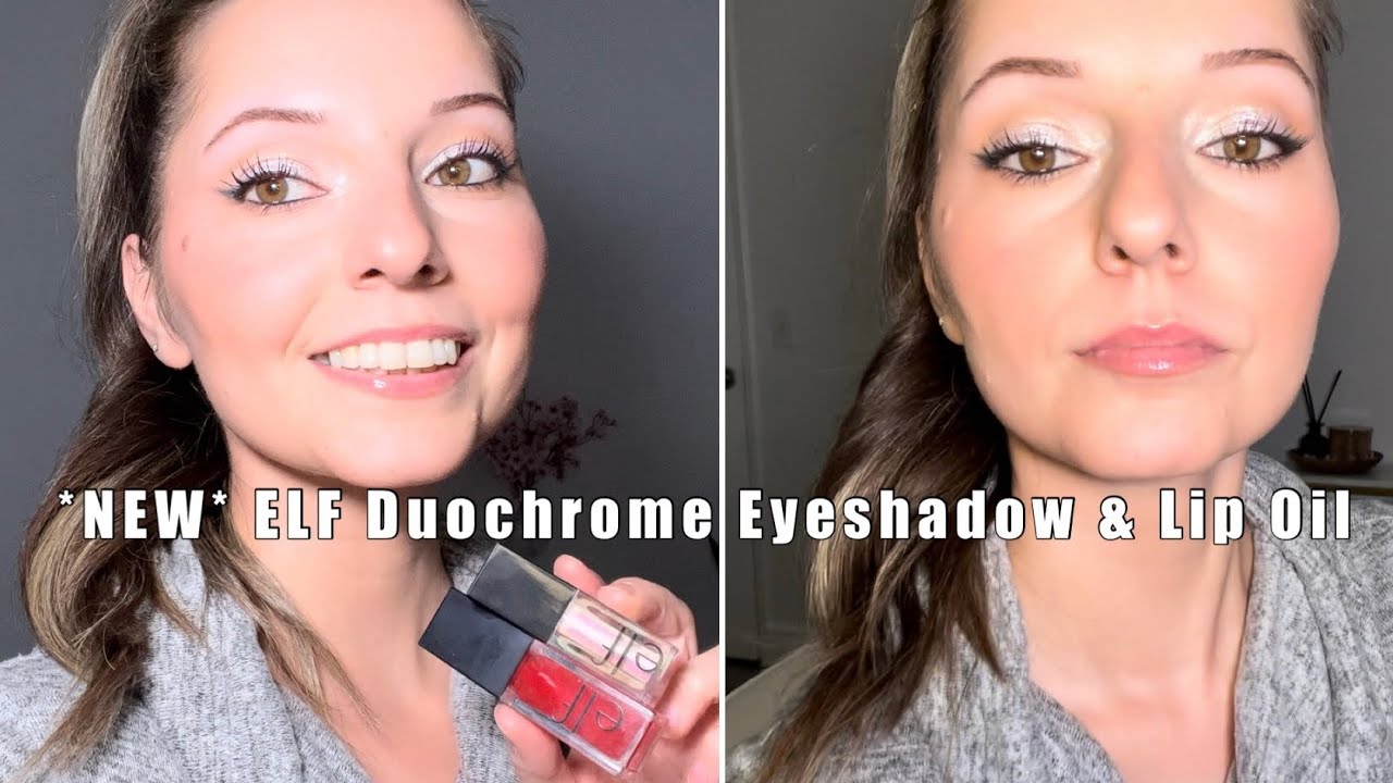 NEW ELF DUOCHROME EYESHADOW LIP OIL FIRST IMPRESSIONS YouTube new-elf-duochrome-eyeshadow-lip-oil-first-impressions-youtube