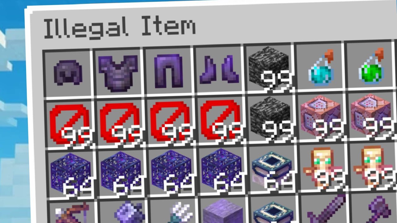 I Collected Every Illegal Item in This Minecraft SMP..!