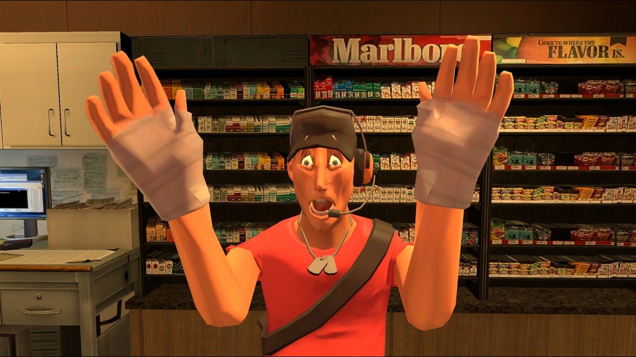 [GMOD] Trouble At The Convenience Store.