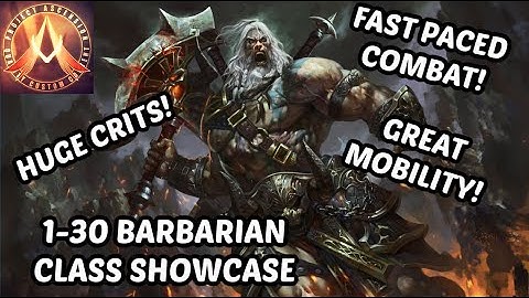 1-30 BARBARIAN CLASS SHOWCASE! | Conquest of Azeroth Alpha | WoW with Custom Classes