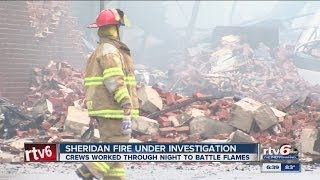 Sheridan fire under investigation