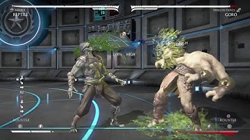 Mkx Reptile Impractical combos (69%, 73%)