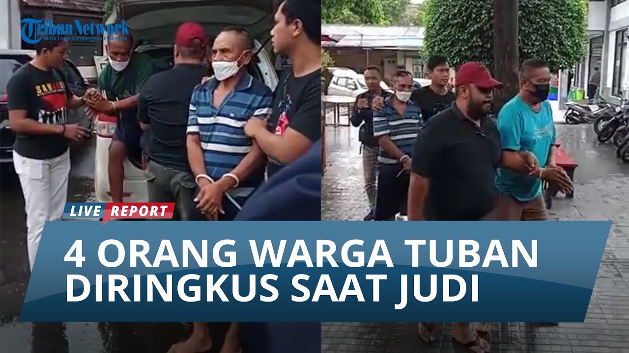 Empat Warga Tuban Diringkus Saat Judi, Polisi : Mereka Ingin Cepat Kaya