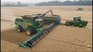 Wheat Harvest 2023 at Crossroad Farms in Indiana