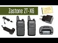 Zastone ZT X6 - Носимая UHF радиостанция. Обзор. Проверка в полях. Разборка.