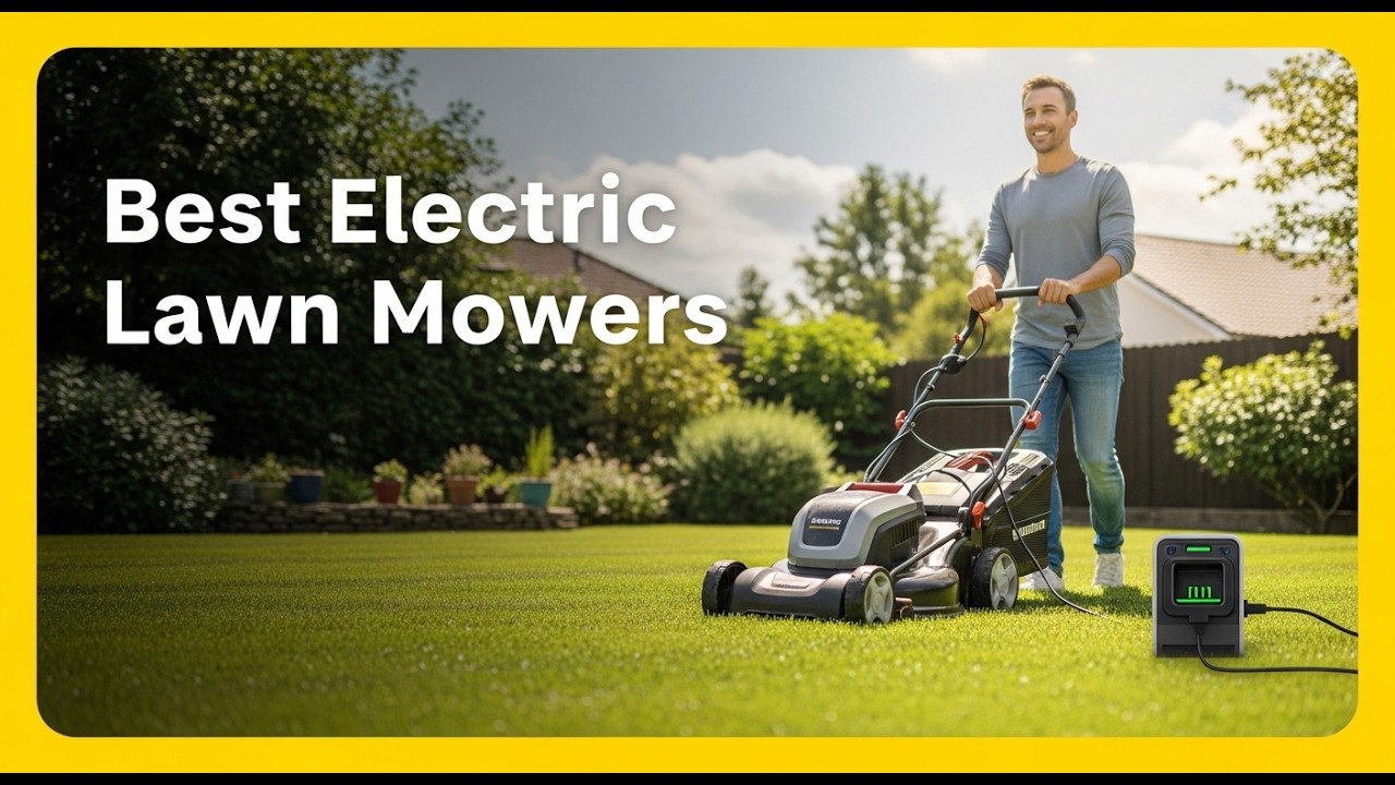 TOP 5 Best Electric Lawn Mowers | Electric Lawn Mowers for Easy Lawn Care