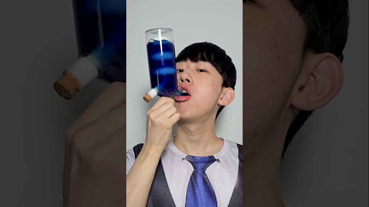 Blueberry Fanta + Coconut Milk 🫐🥥 