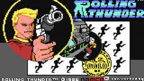 Rolling Thunder Review for the Commodore 64 by John Gage