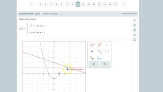 Graphing Piece-wise Functions Using Connect Math Graphing Tool