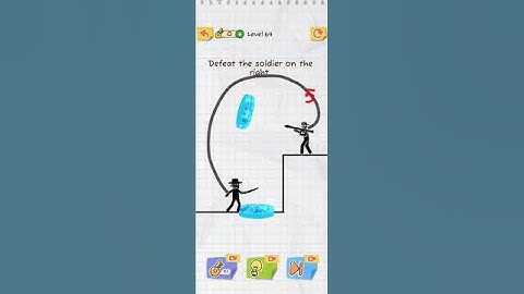 Draw 2 save level 64 solution walkthrough #trending #shorts #viral #gaming #gamer #level64 #ytshorts