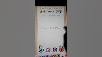 How can this equation work brain test level 70