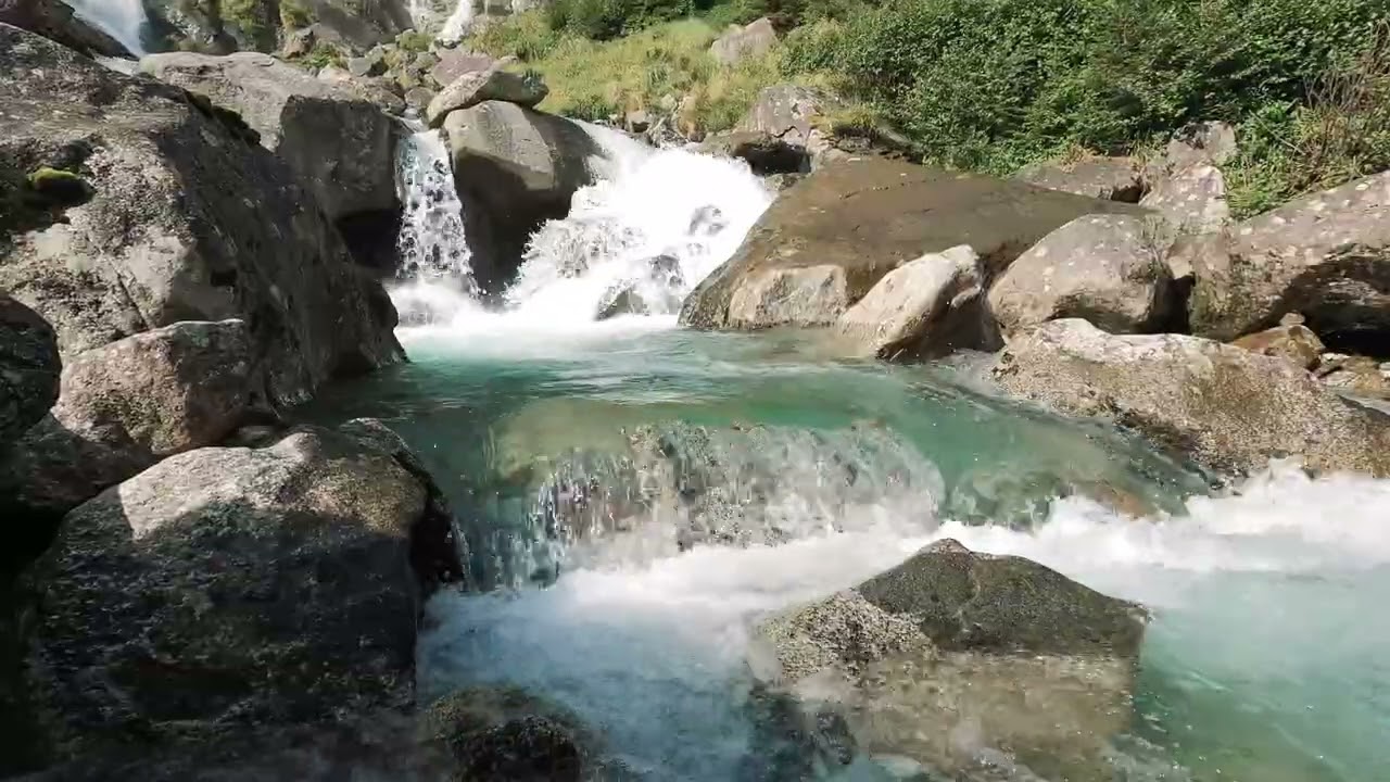 ASMR Icy Mountain Stream 🧊 Crisp Water Sounds for Brain Tingles & Focus