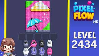 Pixel Flow Level 2434 Solution Walkthrough