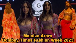 Hot Diva Malaika Arora Looking Absolutely Attractive & Stunning At Bombay Times Fashion Week 2023