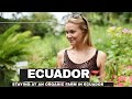 ECUADOR vlog | Staying at an organic farm in Ecuador