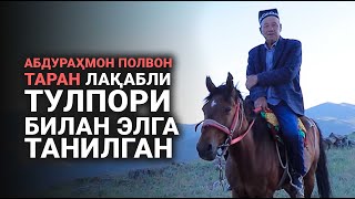 Абдураҳмон полвон Таран лақабли тулпори билан элга танилган