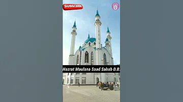 Hazrat Maulana Saad Sahab D.B./Very Emotional Speech/Heart Touching Bayaan/ Shorts