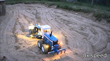 Scale Model Motor Grader, radio control