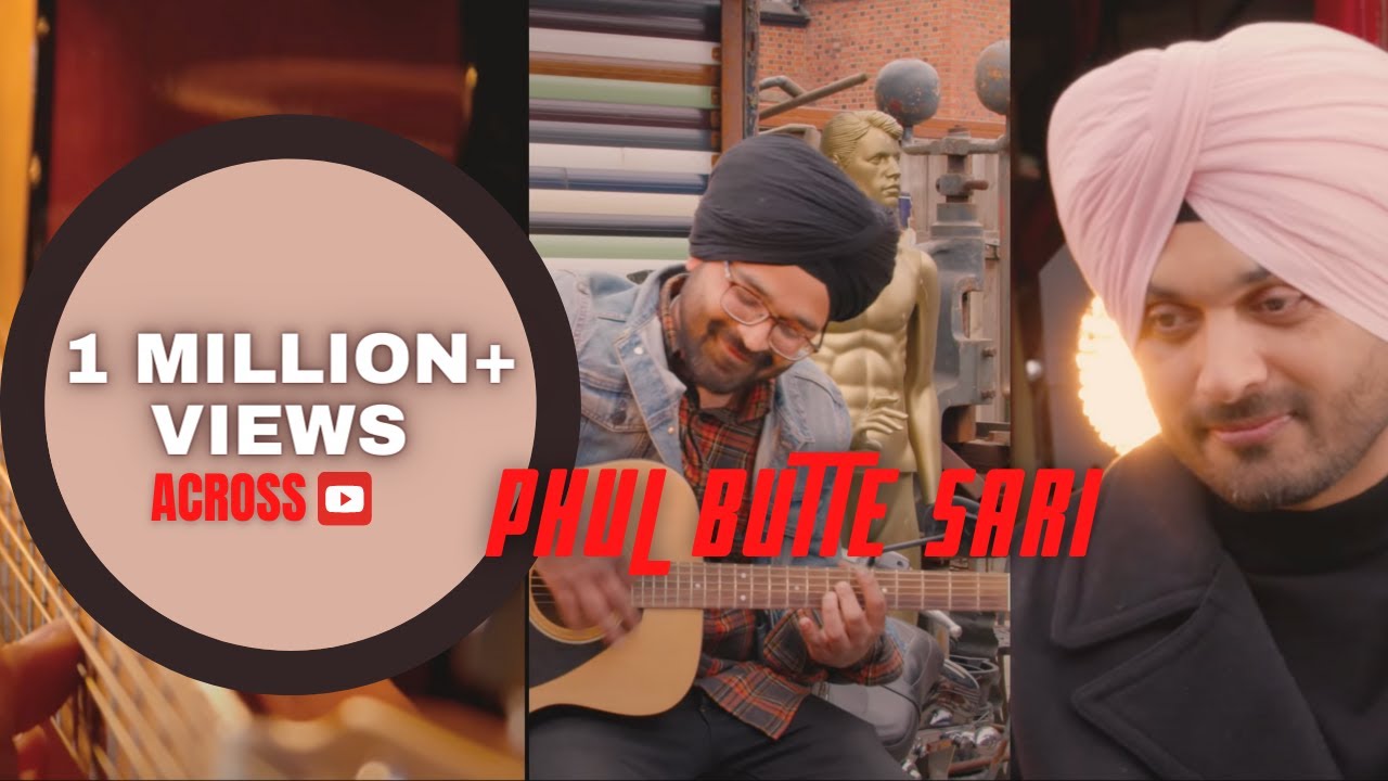 PHUL BUTTE SARI | Punjabi Version | LOVE FROM INDIA | LUCKY SIDHU | BLEND of MALE & FEMALE VERSION - YouTube
