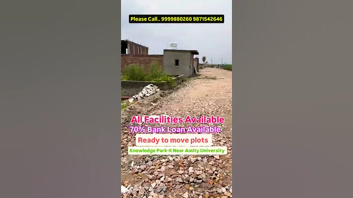 plots in greater noida | Residential Plot in knowledge Park-II | 70% बैंक लोन के साथ प्लॉट ही प्लॉट