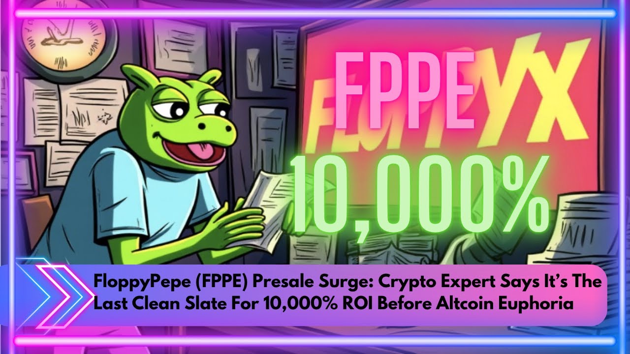 FloppyPepe (FPPE) Presale Surge: Crypto Expert Says It’s The Last Clean Slate For 10,000% ROI