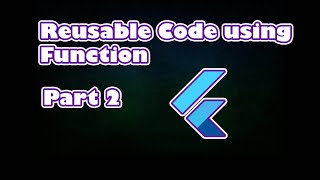 Reusable Code using Function - Part 2