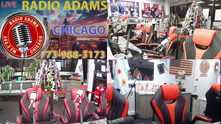 Radio Adam's Chicago 102.3 FM Poniedzialek  12-22-2025,  Audycja 5PM-7PM.