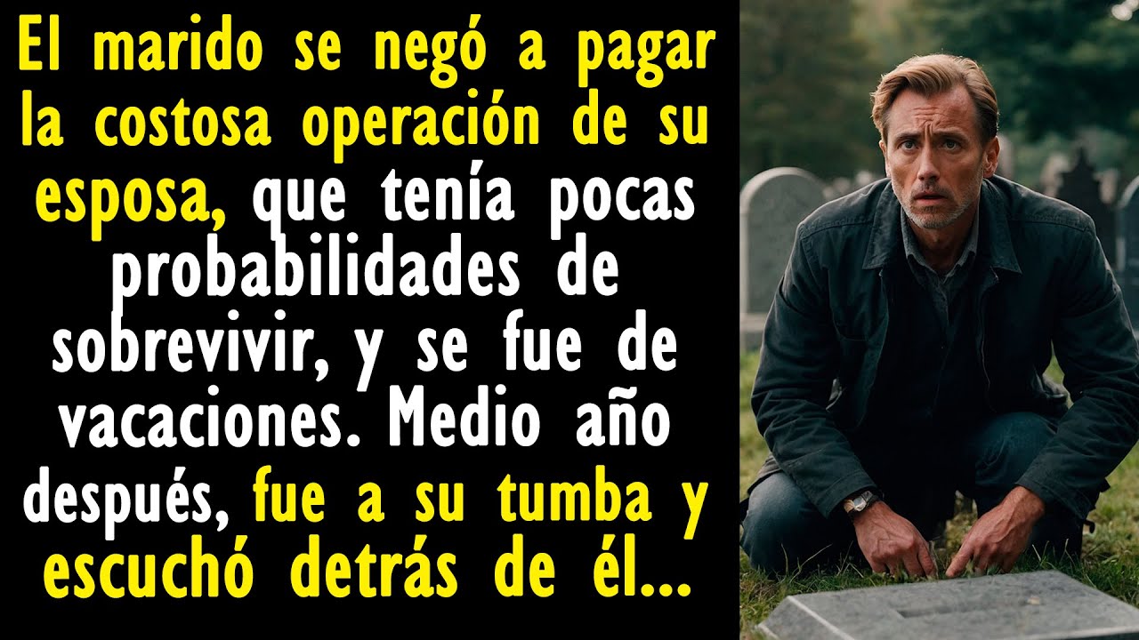 El marido se negó a pagar la costosa operación de su esposa  y se fue de vacaciones...
