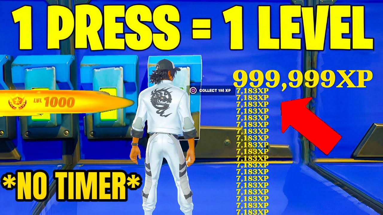 INSANE *EASY* Fortnite *AFK* XP MAP! (950k a Min!) Not Patched! 🤩😱