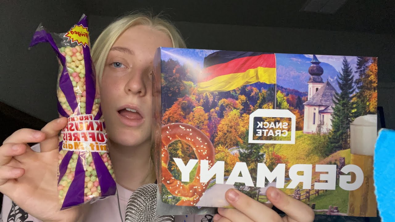 🇩🇪ASMR TRYING SNACKS FROM GERMANY🇩🇪