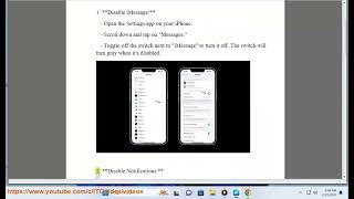 Turn off iMessage & notification on Mac & iPhone