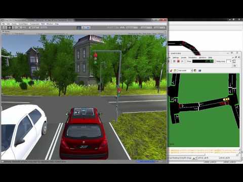 SUMO Traffic Simulation in Unity3D (3d Simulation)