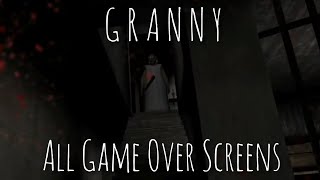 ALL DEATH ANIMATIONS | Granny (v1.0 - v1.3.2)