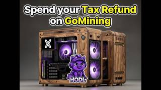 Spend your TAX REFUND on this investment to earn passive income daily. GoMining - 22% Annual Return