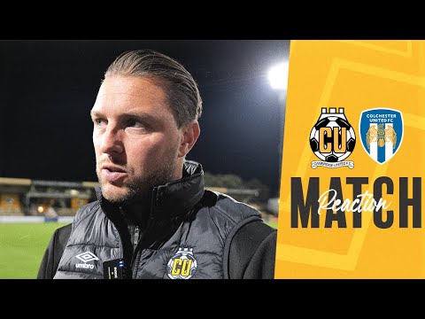 Cambridge United 1-2 Colchester United | Mark Bonner reaction
