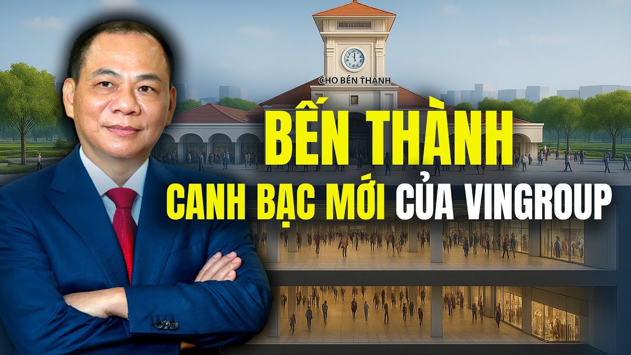 Giải Mã Nước Cờ Của Vingroup Tại Bến Thành: Chợ Ngầm 12.5 ha & Tuyến Metro Đi Cần Giờ Chỉ 12 Phút