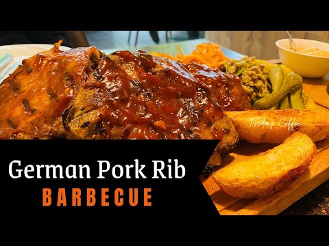 German Pork Ribs Barbecue | ჩეხური ლუდის სახლი | Friday Coffee | Tbilisi
