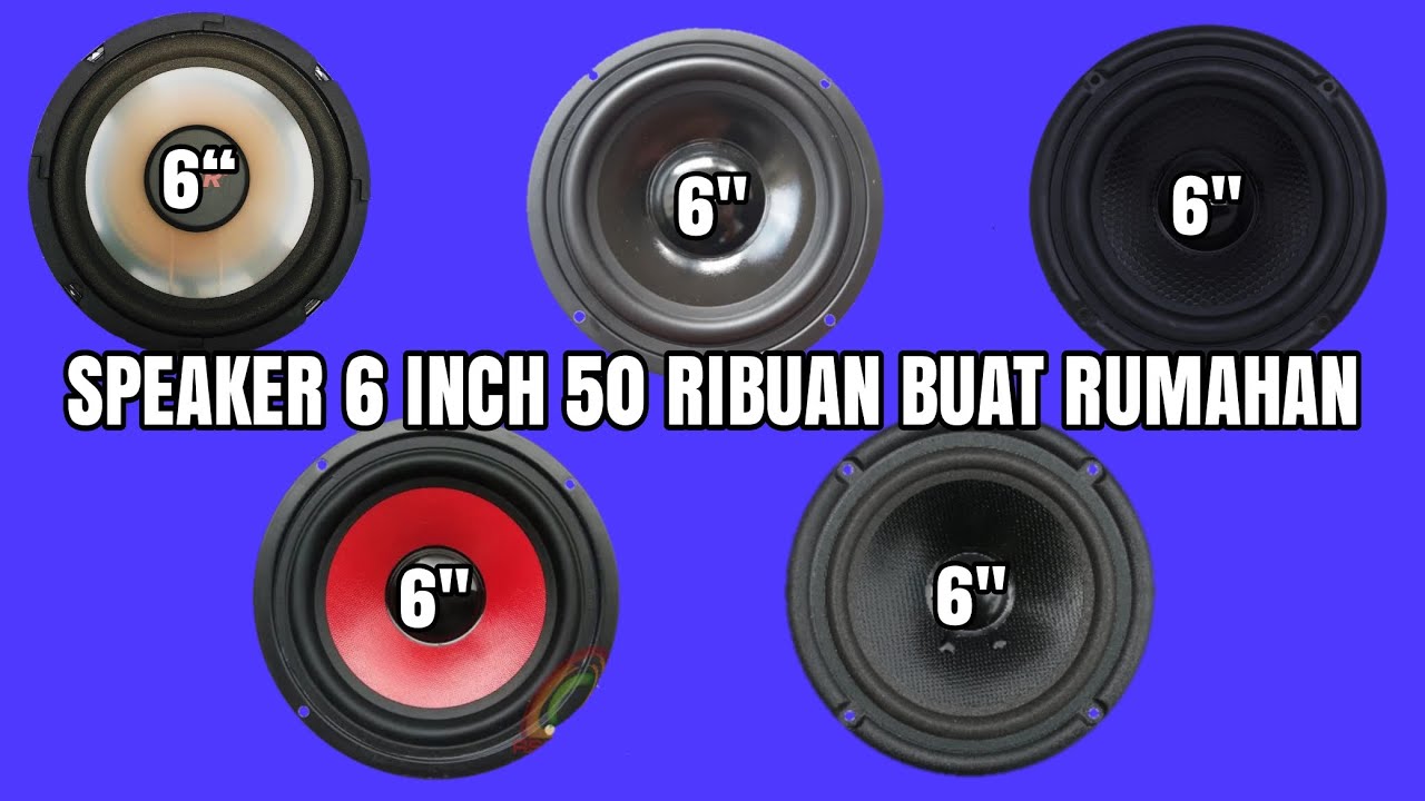 Speaker 6 inch buat subwoofer rumahan glerr...