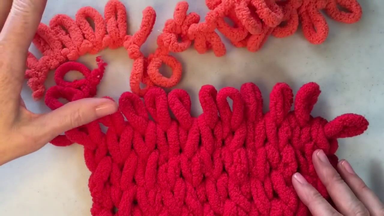 How To Make A No Knit Blanket With Loop Yarn