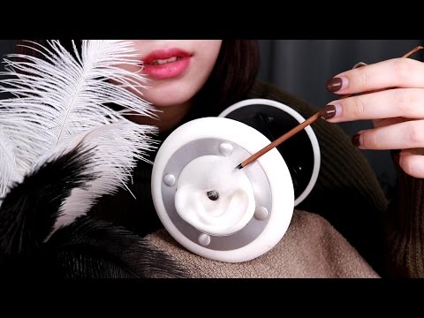 ENG SUB[미니유 귀청소 ASMR] 겨울날 포근한 깃털 귀청소│속닥속닥│Ear Cleaning Role Play