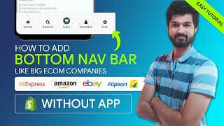 Add a Sticky Bottom Navigation Bar in Shopify Without App | #shopify screenshot 5