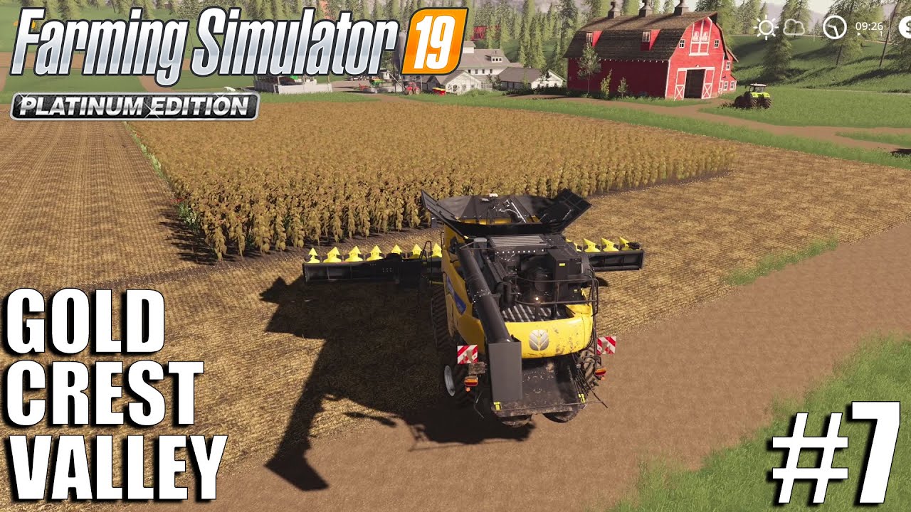 Sunflowers Harvest Gold Crest Valley Timelapse 7 Fs19 Farming