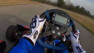 TM KZ R1 Shifter Kart Testing  Ceraland Park Clockwise