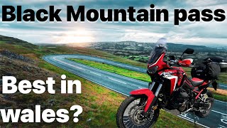 Black Mountain pass Wales by motorbike