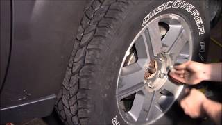 Trailblazer or Envoy front brake replacement