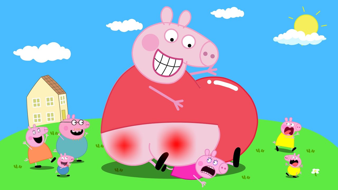 Peppa s Fat Mummy Turns Giant Peppa Pigggg Funny Animation YouTube peppa-s-fat-mummy-turns-giant-peppa-pigggg-funny-animation-youtube